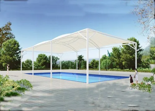 tensile swimming pool structure